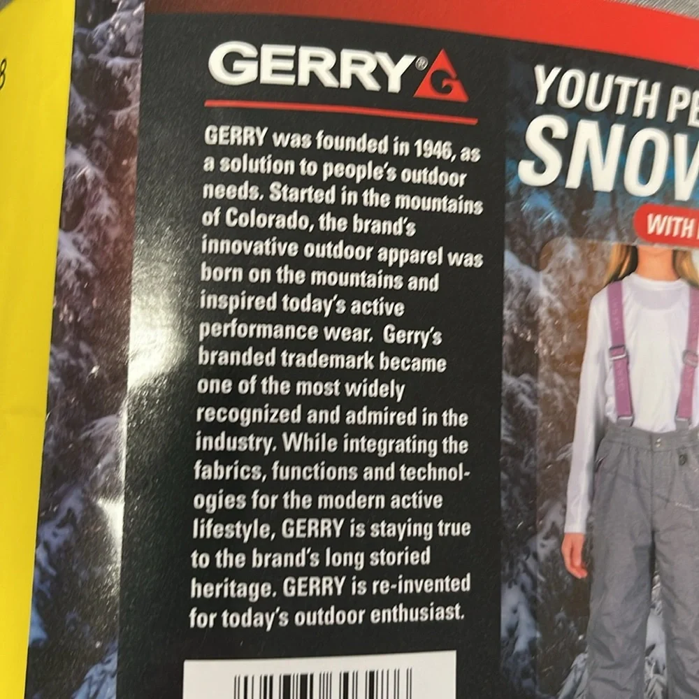 Gerry Snow Pant size small 7/8 New in package - Picture 3 of 6